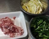 春キャベツ入り青椒肉絲作り方1写真