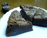 パパッと作れる★ベイクドチョコケーキ作り方6写真