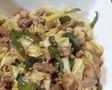 春キャベツ入り青椒肉絲作り方6写真