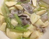 鴨と筍とフキの煮物作り方2写真