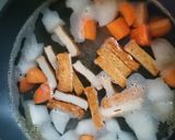 冷蔵庫のあまりもので煮物風♪作り方3写真