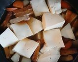 冷蔵庫のあまりもので煮物風♪作り方5写真