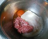 春キャベツと豚ミンチの山芋豆腐焼き♡作り方1写真