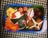 キャラ弁☆ニンニンジャー 赤作り方1写真