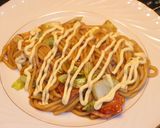 おひとりさまのオム焼うどん作り方4写真