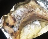 フライパンで出来た！まぐろカマの塩焼き作り方8写真