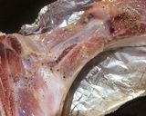 フライパンで出来た！まぐろカマの塩焼き作り方5写真