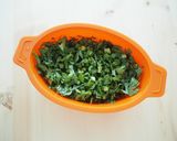春菊（の茎）とツナの卵焼き作り方1写真