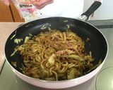 基本の焼きうどんはお好みソースで！作り方8写真