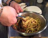 ケーパー風味のスモークサーディンパスタ作り方6写真