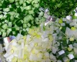 鶏肉とみどり野菜のソース作り方1写真