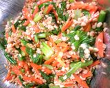 粉だし入り 小松菜と納豆の和え物作り方4写真