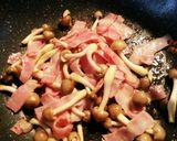 ベーコンとしめじのトマトパスタ作り方2写真