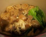 鶏肉と小松菜の治部煮風♪作り方3写真