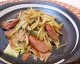 もやしとウインナーのカレー炒め作り方3写真