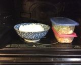 余ったホッケ&ご飯&天かす混ぜご飯作り方2写真