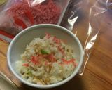 余ったホッケ&ご飯&天かす混ぜご飯作り方4写真