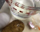 薄切りポテトと卵のコンソメスープ作り方1写真