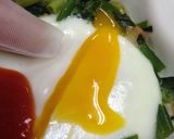 【スチコン】ほうれん草の巣ごもり卵作り方6写真