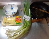 最速のわけぎと焼き油揚げのサラダ作り方1写真