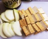 厚揚げと玉ねぎの卵とじ！丼でもOK!作り方1写真