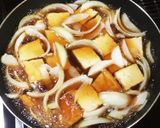 厚揚げと玉ねぎの卵とじ！丼でもOK!作り方2写真