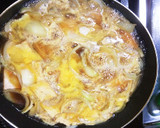 厚揚げと玉ねぎの卵とじ！丼でもOK!作り方3写真