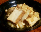 厚揚げと玉ねぎの卵とじ！丼でもOK!作り方5写真