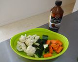 簡単＆ヘルシー☆ココナッツオイルで温野菜作り方1写真