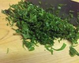 水菜でなんちゃってパセリ♪作り方2写真