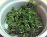 水菜でなんちゃってパセリ♪作り方3写真