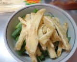 最速のわけぎと焼き油揚げのサラダ作り方7写真