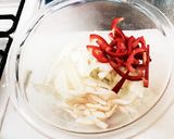 セロリとパプリカのイカくんマリネ作り方1写真
