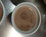 簡単！土鍋でなめらかチョコプリン作り方3写真