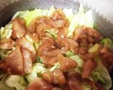 ささみ料理① ささみ.キャベツ煮作り方4写真
