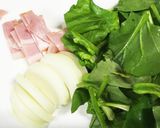 お弁当用。卵とほうれん草のソテー作り方1写真