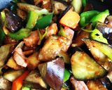 簡単！茄子と豚肉の甘辛味噌炒め作り方6写真
