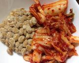 (やがちゃんキムチ)キムチ納豆ご飯作り方1写真
