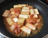 厚揚げとキムチの炒め物作り方5写真