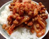 (やがちゃんキムチ)キムチ納豆ご飯作り方4写真