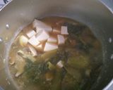 簡単！ チンゲン菜 椎茸 豆腐の 中華煮作り方5写真