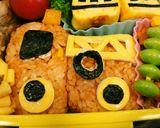 デコ弁＊消防車(はしご車)＊作り方7写真