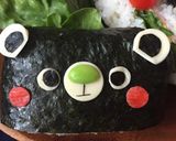 くまさんデコおにぎらず＊キャラ弁にも作り方7写真