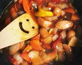 パプリカとウィンナーの甘酢いため❥節約作り方6写真
