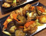 話題入り感謝〜♡ 鶏肉とナスの甘辛炒め作り方6写真