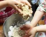 簡単素朴な♡全粒粉入りはちみつクッキー作り方2写真