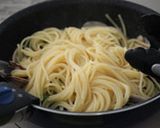 菜の花とアサリのパスタ作り方8写真