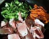 簡単10分で完成！小松菜と豚肉の生姜炒め作り方1写真