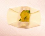 餃子の皮でｶﾎﾞﾁｬﾁｰｽﾞｺﾛｯｹ★作り方6写真