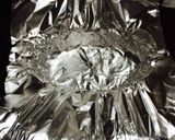 レタスとサラダチキンのホイル焼き作り方1写真